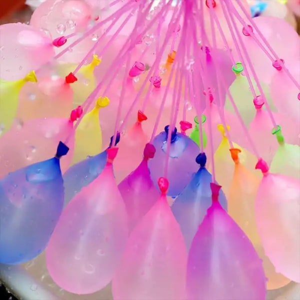 Hurtigfyllende selvforseglende vannballonger for utendørs familie, venner, sommermoro for barn, Amazon Exclusive (6 Pack)