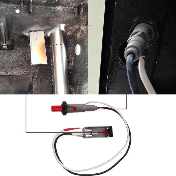 Piezo Ignition Kit for Weber Model 7510, Spirit E-210, Spirit 500/700, Genesis E-310/E-320, Genesis Silver B/C, Genesis Gold B/C, Platinum