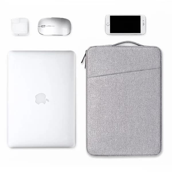 INF Laptopveske 14.1 tommer/15.4 tommer Canvas Grå Grå Grå