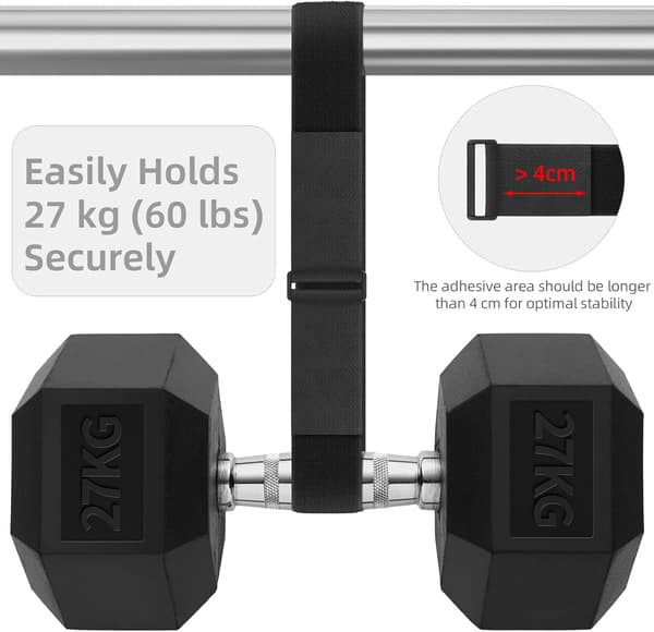 5 cm x 5 m Heavy Duty Hook and Loop Strap with 20 Eyelets - Adjustable, Cuttable, Reusable Strap for Securing Cables, Hoses, Pipes, etc. (F2)