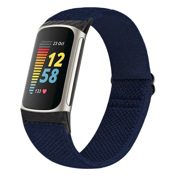 2-pack Sport Woven Watch Strap for Fitbit Charge5/6