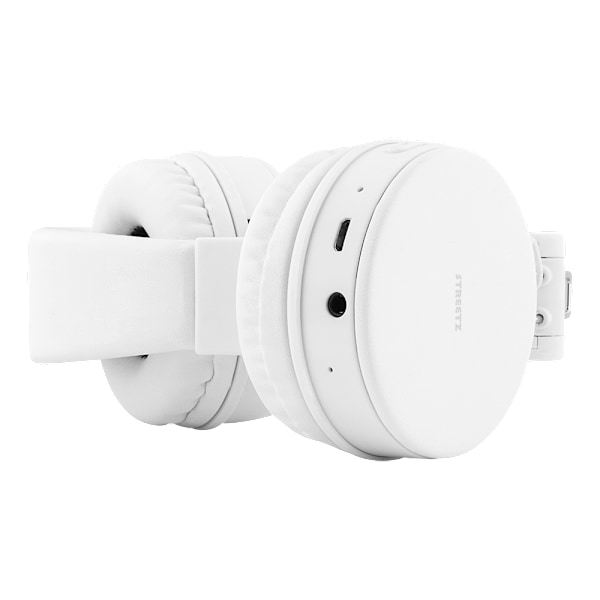 BT200 Vikbart on-ear BT-headset, 3,5 mm, vit Vit