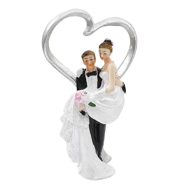 Figurpar Miniatyrer Brud og Brudgom Kagepynt Dukker Valentinsdag