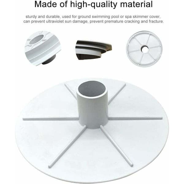 VAC Pool Skimmer Vacuum Adapter, Compatible with Pentair/American S15, Admiral S15 and S20, Replacement Accessory