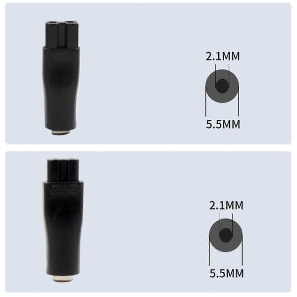 Universal USB-adapter Erstatning til skønhedsinstrumenter, hårklippere, bordlamper, 7 stk og USB-kabel