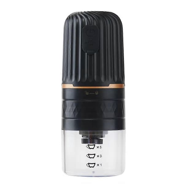 Portable Coffee Grinder - USB Rechargeable Automatic Bean Grinder with Espresso Machine Features for T