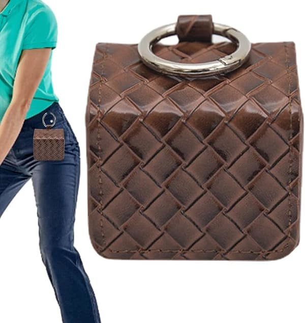 Golf Stand Bag (Brown), Practical Golf Bag - Portable Mini Woven