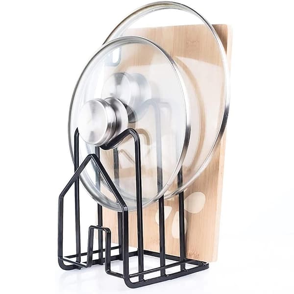 Cutting Board Organizer Rack Holder Cutting Board Rack Kitchen Countertop Pots Pan Lid Rack Orga