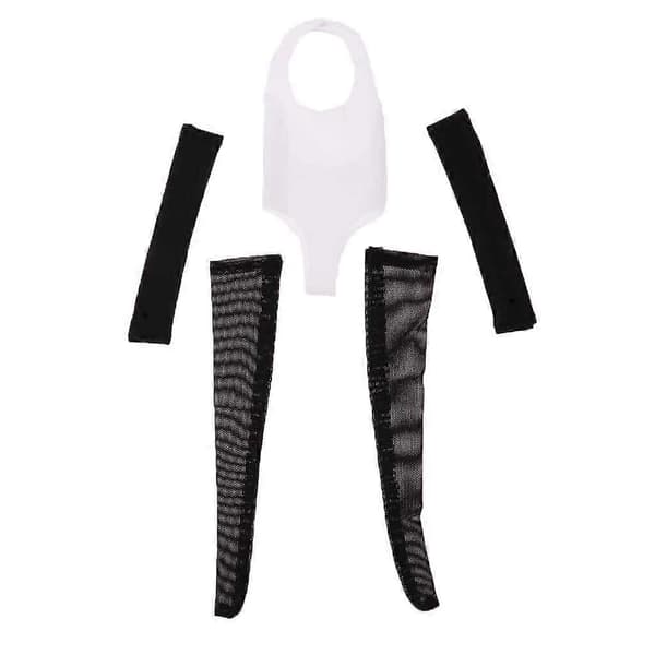 1/6 Kvindelig Badedragt Bikini Høje Strømper Handsker Til 12 Tommer Actionfigur[YATOY]