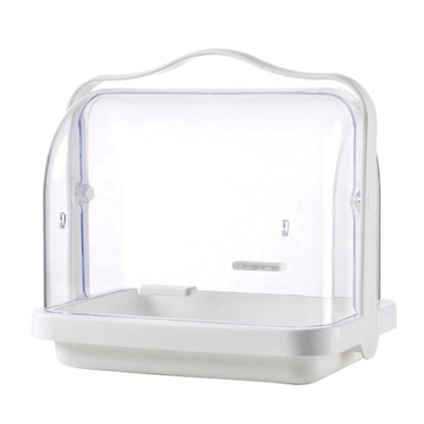 Kädessä pidettävä leipäsäilytyslaatikko baby astialaatikko vauvanmaitopullon säilytyslaatikko, valkoinen30x28cm White 30x28cm