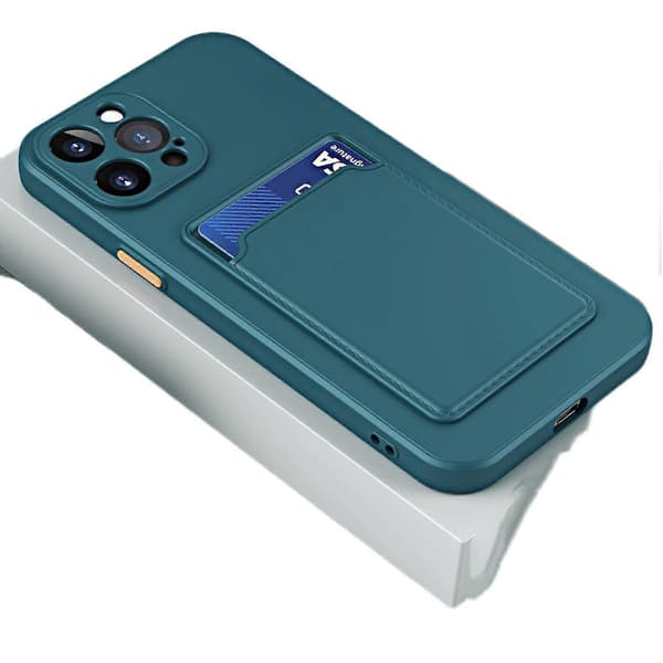 Compatible with iPhone 14 6.1 inch Case Card Holder Camera Protection Slot Designed for iPhone 14 Case