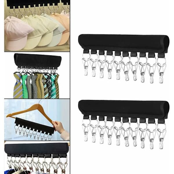 Wall Mounted Cap Holder 2 pcs Cap Organizer Hanger Storage Cap Holder Baseball Caps Cap Organizer for Hanger Holder Cap Organizer