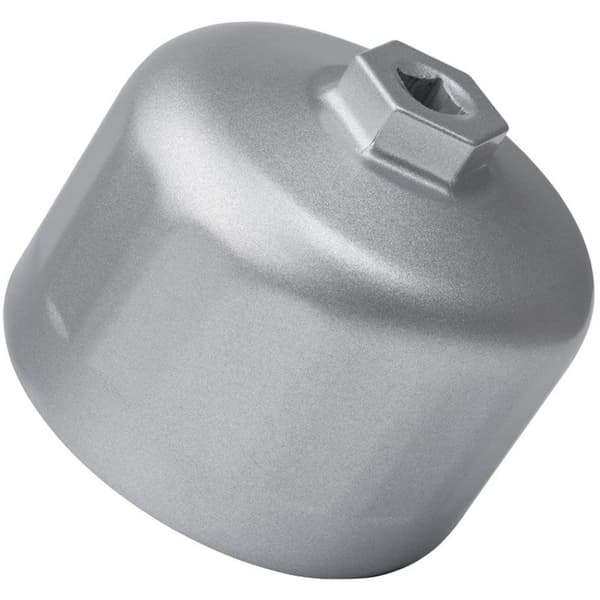 86 mm aluminium patronfilterhus nøglehætte til- (Sølv)
