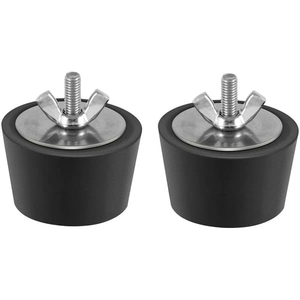 2-delt poolprop-sæt, 32-38 mm diameter, vintergummipropper med rustfri bolte, frostvæske til vinteren