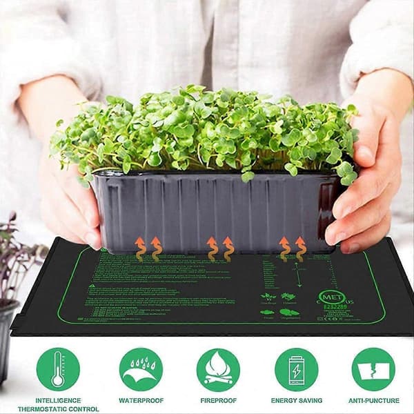 50W heating mat for plants with thermostat EU plug