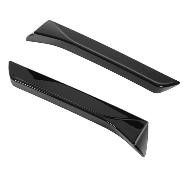 2 pcs Rear Window Side Spoiler Wing External Trim Left Right Replacement for SEAT LEON 5F FR Mk3 MK3.5 2013‑2021 Gloss Black