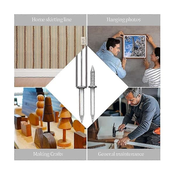 Baseboard Wood 200pcs Double Head Baseboard Wire Seamless Nail No Trace Nails Horn Nails