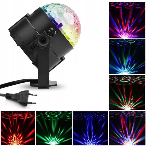 15 väriä pieni magic pallovalo LED-lavavalo DISCO kristalli disco magic värikäs laservalo -