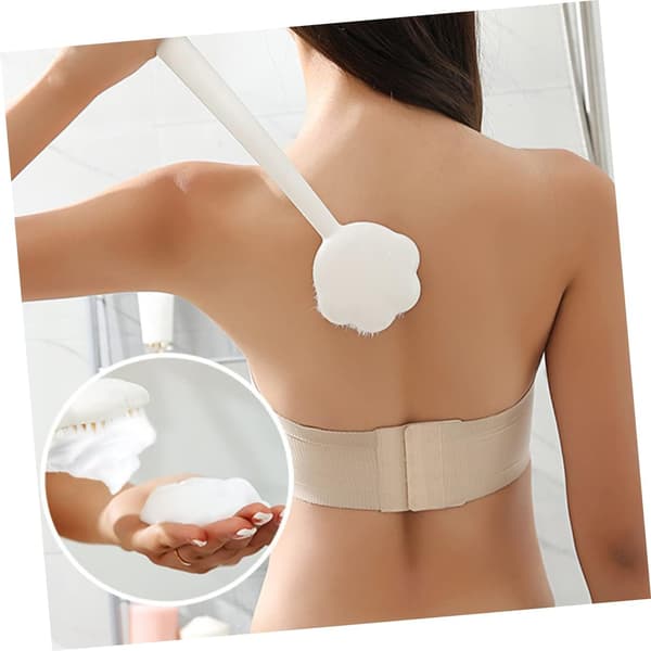 Long Handle Shower Brush Back Scrubber for Shower Exfoliating Bath Scrubber Men Women