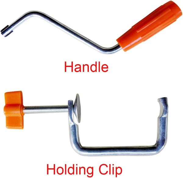 Noodle Machine Attachment Durable Clamp Accessories Noodle Machine Household Handle Metal Replacement Fixed Kitchen Manual Handheld Tool Parts (Clamp)