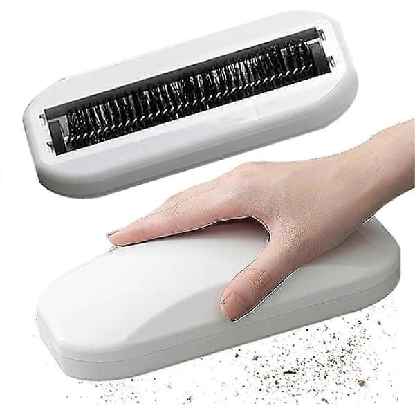 Handheld Rolling Ergonomic Brush Nut Shell Debris Sweeper Desktop Debris Sweeper Carpet