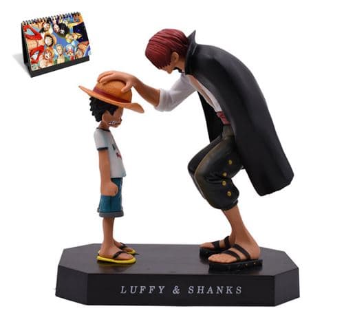 Hieno Luffy ja Shanks 17cm One Piece -nukke