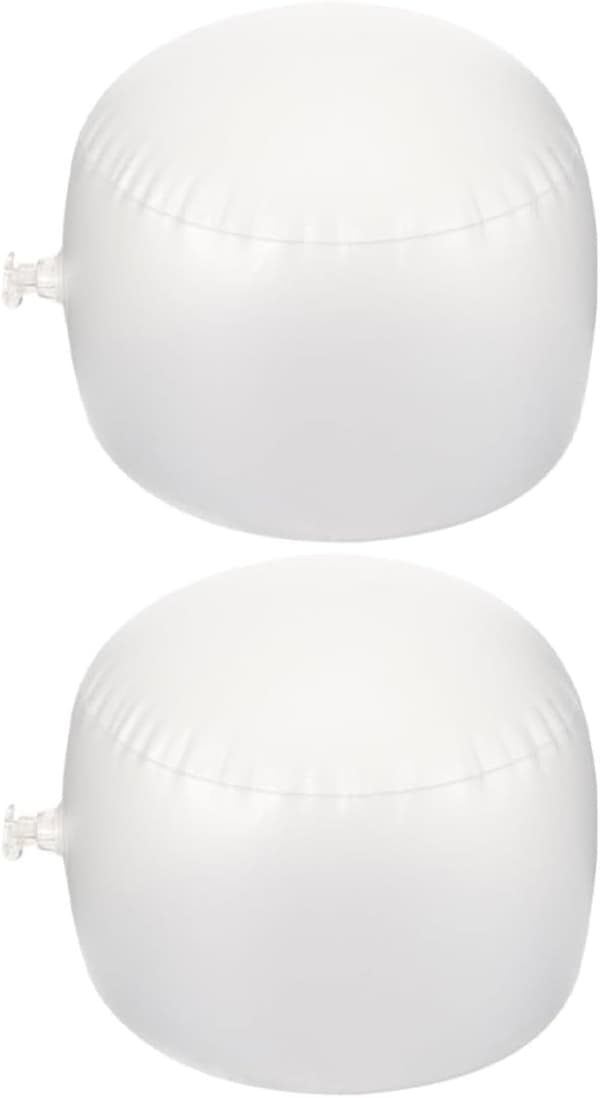 Oppustelig PVC Hat Shaper Flade Hvide Baseballkasketter 2 stk.