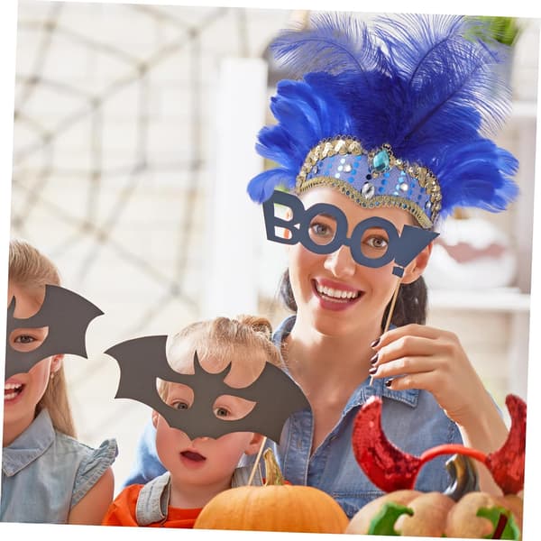 Gotisk karnevalshodeplagg for kvinner Cosplay Hodeplagg Flapper Tilbehør til Halloween og Teselskap