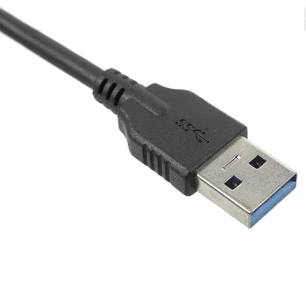 Til iPhone 15-serien 30 cm Type-C til USB 3.0 Han 3A Ladekabel 5 Gbps Datasykroniseringsledning