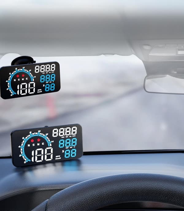Speedometer, automatic time and speed display, car head-up display, applicable to all vehicles