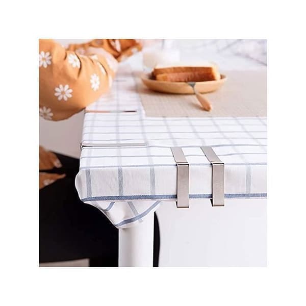 Dukklips Piknikdukklips Justerbare Rustfrie Dukklips 8 stk, 5*4 cm