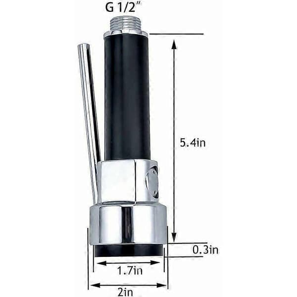 Kitchen Faucet Sprayer Brass Pull-Out Kitchen Faucet Sprayer Mixer Tap Replacement [DB]