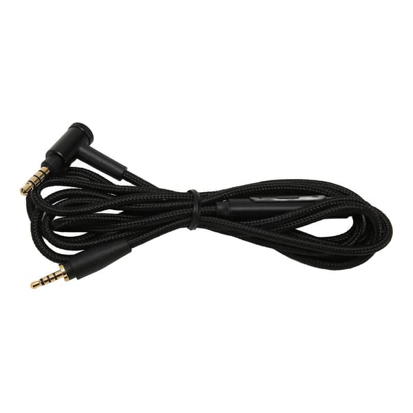 Headphone Cable Replacement with Microphone 90 Degree Angle Plug for Sennheiser Headphones 4.9ft