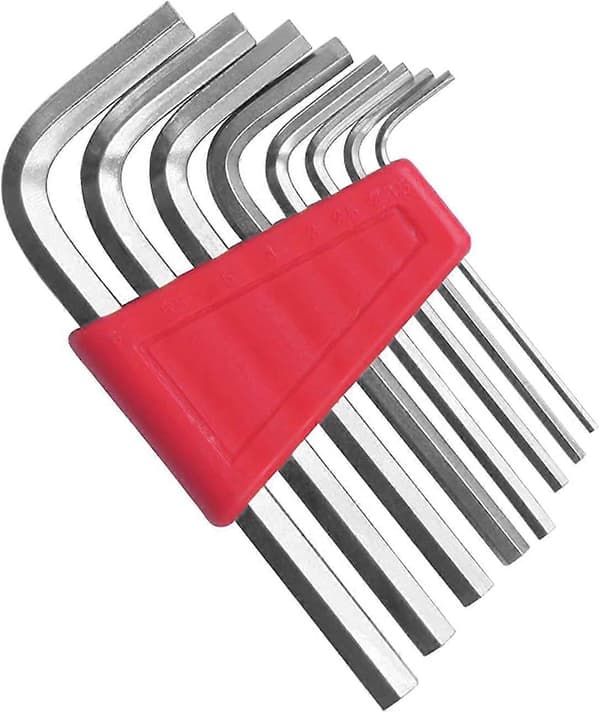 Packs Hex Key Set, Hex Key Set Standard SAE Inch Sizes 1/16-1/4, Short