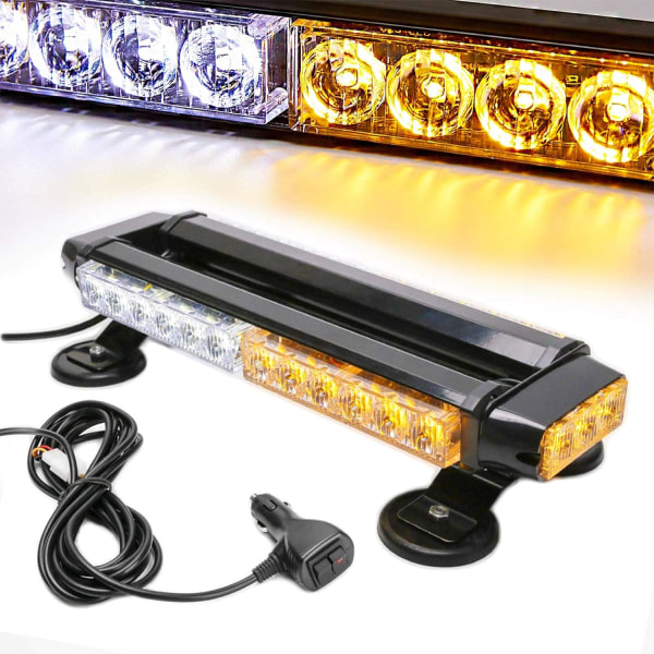 LED-blixtlampa med blinkande ljus, 7 blinkande lägen med hög intensitet vid nödsituationer varningsljus med magnetisk bas för billastbilar