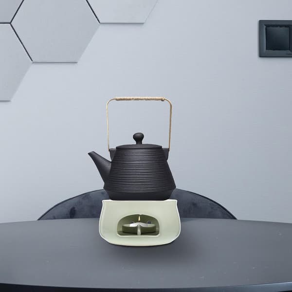 Ceramic Teapot Warmer Stable Convenient Ceramic Material Tea Accessories for Tea Making