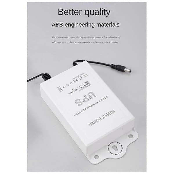 Mini UPS for Router 12V 2A Uninterruptible Power Supply Backup