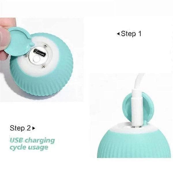 Power Ball 2.0 Cat Toy Automatic Rolling Cat Toy Smart Toy 2PCS