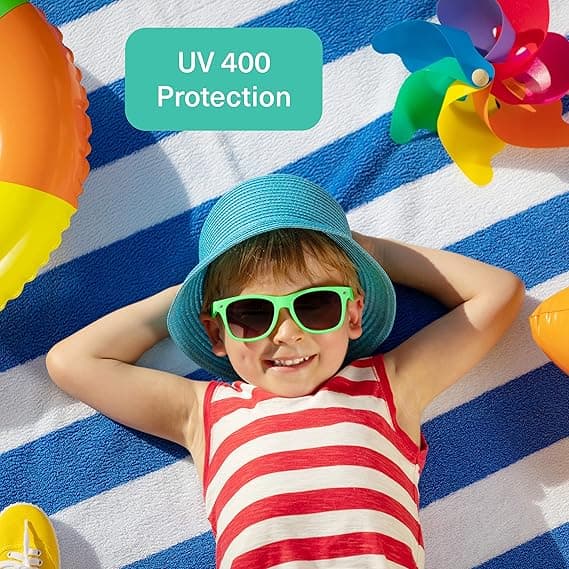 12-pak solbriller til børn og voksne, UV-beskyttende solbriller til strand og pool-FA-