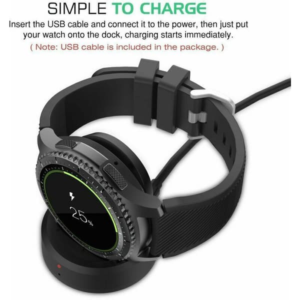 Erstatning Trådløs Ladestation til Samsung Gear S3 Classic /
