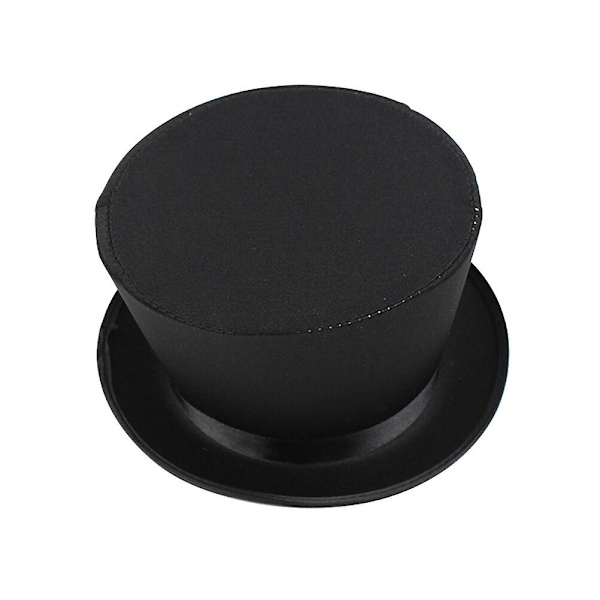 Cosplay Partyhatt Huvudbonad Kvinnors Kostymtillbehör Mini Glitter Topphatt Hårband Svart 17*15cm Black 17*15cm