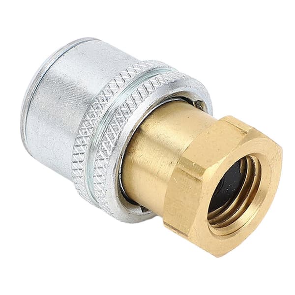 2 st Låsbar Luftchuck 1/4FNPT 150PSI Sluten Flödes Däckchuck Mässing Metall Legering Däck Luftchuck för Däck Luftkompressor Solid Normal Normal Solid
