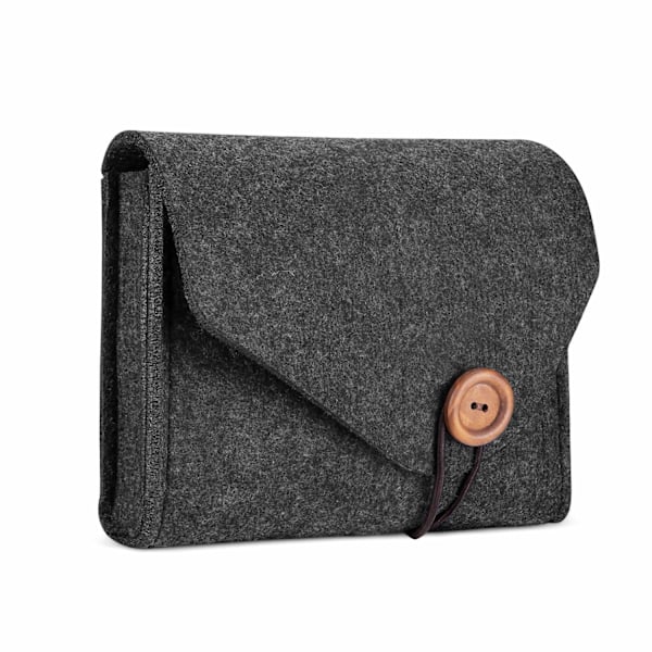 Oppbevaringsveske i filt, organiseringslomme, magisk muslader, kabel, harddisk