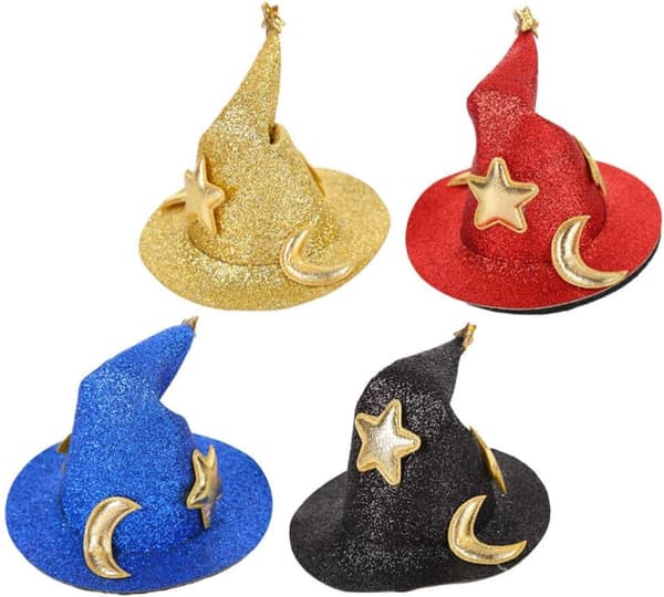 4 stk Halloween hårspænder makeup hårspænder blå hårtilbehør