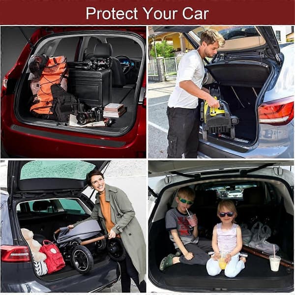 Car Rear Bumper Protector, Universal Flexible Bumper Guard, Anti-Scratch Rear Bumper Protector