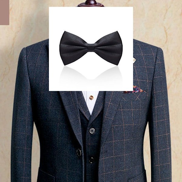 Herrar slips, formell slips [(1 styck) special svart]