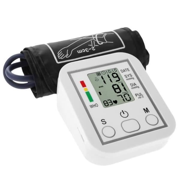 1 st Hållbar användbar liten arm blodtrycksmätare för hemmabruk. MANOMETER