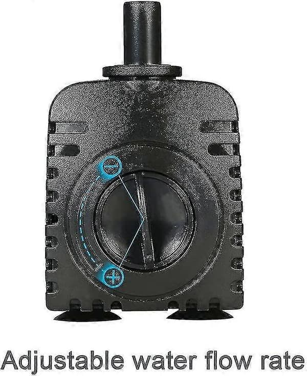 Dykpumpe – 600L/t 8W minipumpe med 2 dyser til springvand, dam og hydroponiske systemer