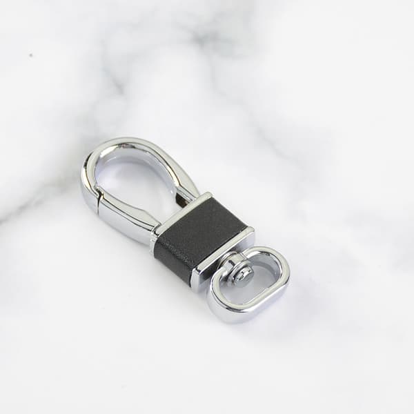 4-pack Musta Metallinen Karabinkoukku Avaimenperä Avainpidike, Avaimenperät K