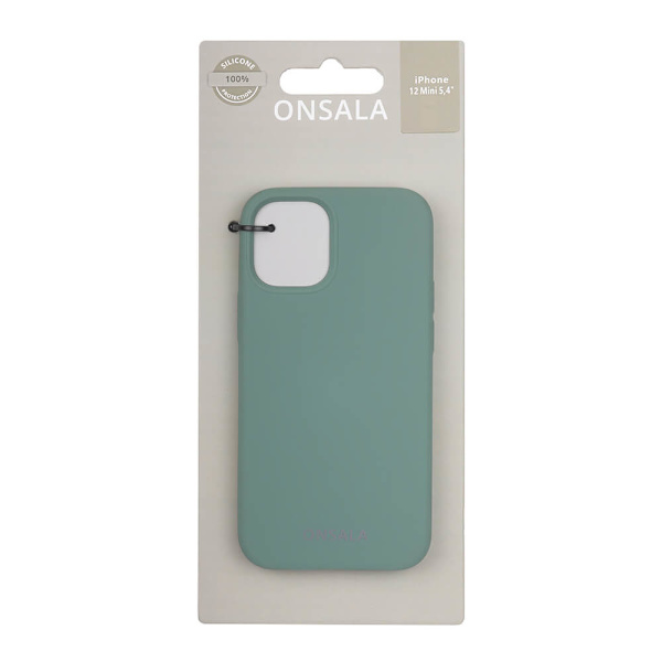 Mobilskal Silikon Pine Green - iPhone 12 Mini Grön